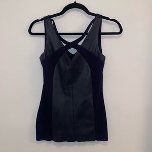 Bailey 44 Black V Neck Sleeveless Top